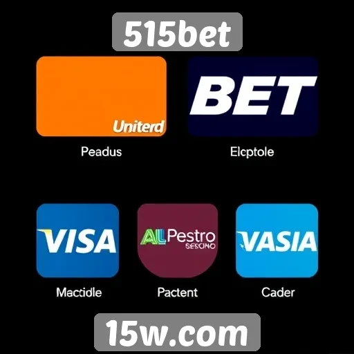 Variedade de métodos de pagamento na 515bet